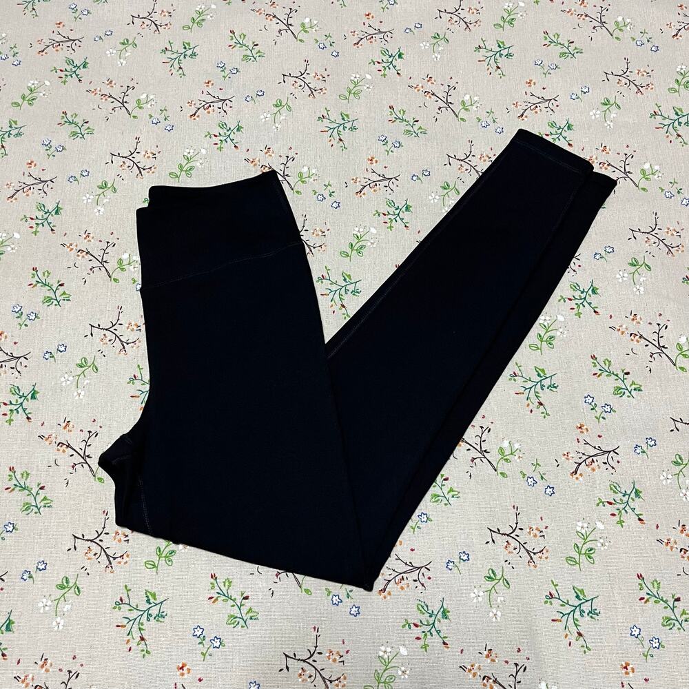 MATE the Label Organic Stretch Full Length Legging Black Small Cotton Workout - Picture 2 of 7